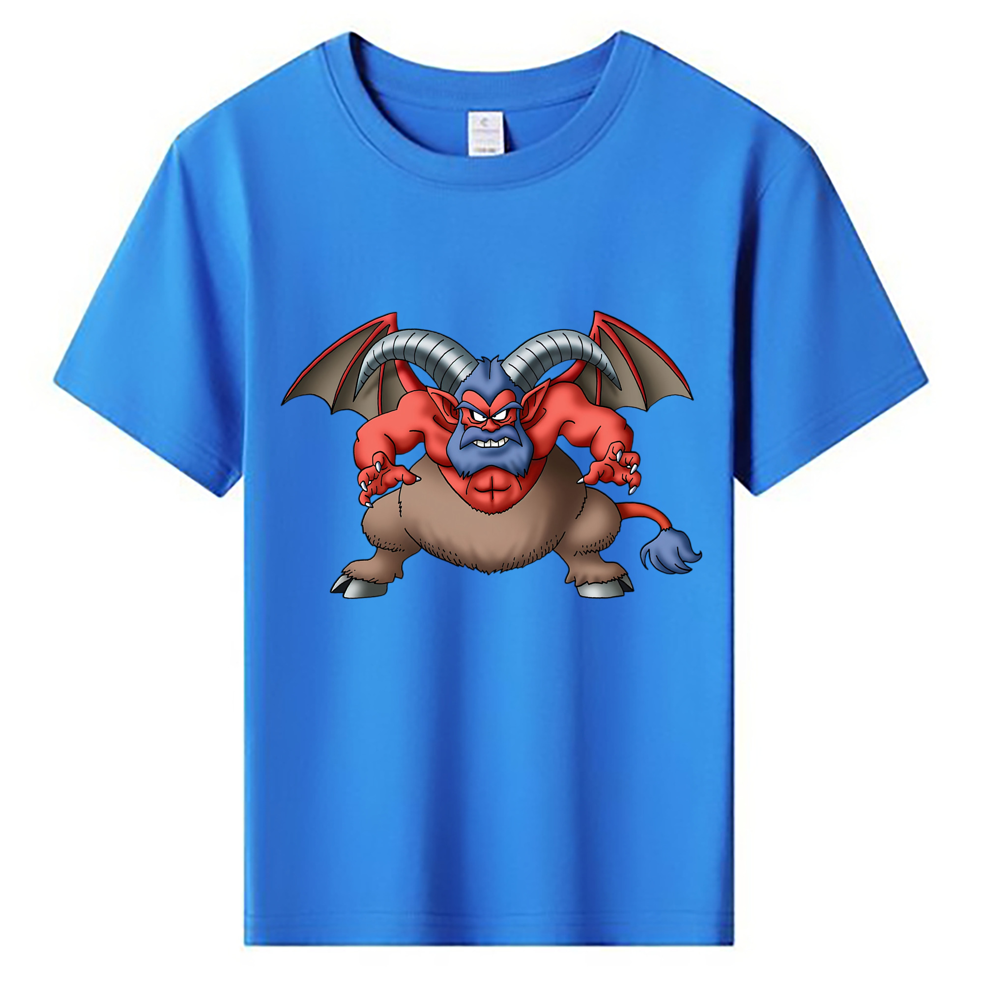 （画像用） ドラゴンクエスト Doragon Kuesuto Dragon Quest 綿100％キッズTシャツ（フロントプリント）